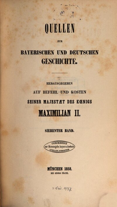 Drei Formelsammlungen aus der Zeit der Karolinger : aus Münchner Handschriften