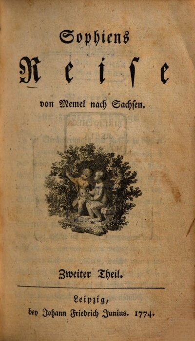 Sophiens Reise von Memel nach Sachsen, 2