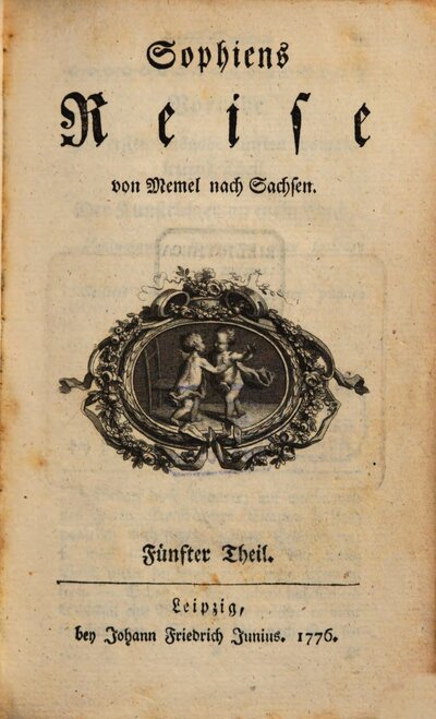 Sophiens Reise von Memel nach Sachsen, 5