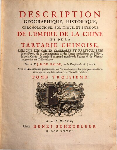 Description Géographique, Historique, Chronologique, Politique et Physique De L'Empire De La Chine Et De La Tartarie Chinoise : Enrichie Des Cartes Générales Et Particulières de ces Pays ..., 3