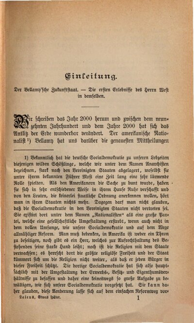 Etwas später! : Fortsetzung von Bellamy's Rückblick aus dem Jahre 2000