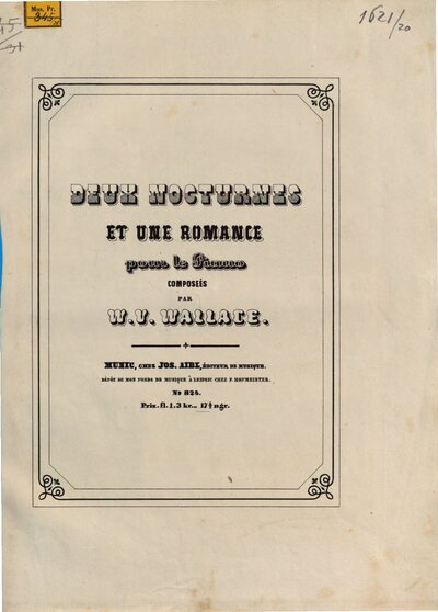 Deux nocturnes et une romance pour le piano