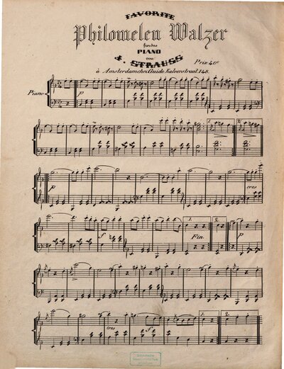 Favorite Philomelen Walzer : für das Piano
