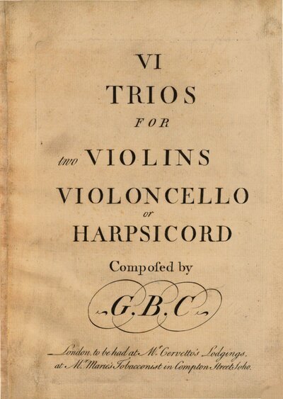 VI trios for two violins violoncello or harpsichord