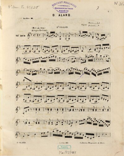 [Duo Nr. 12 für 2 Violinen] : (Lettre M) ; (op. 27)