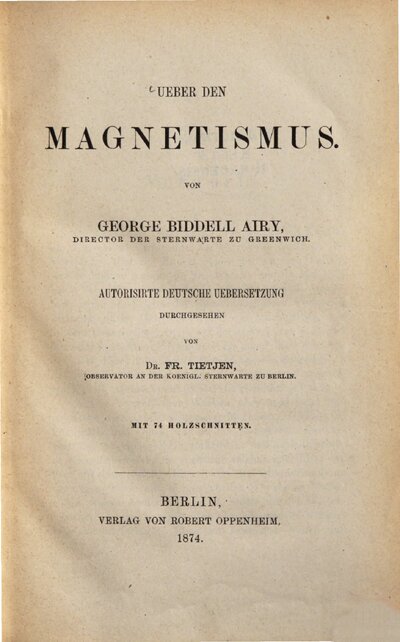 Über den Magnetismus