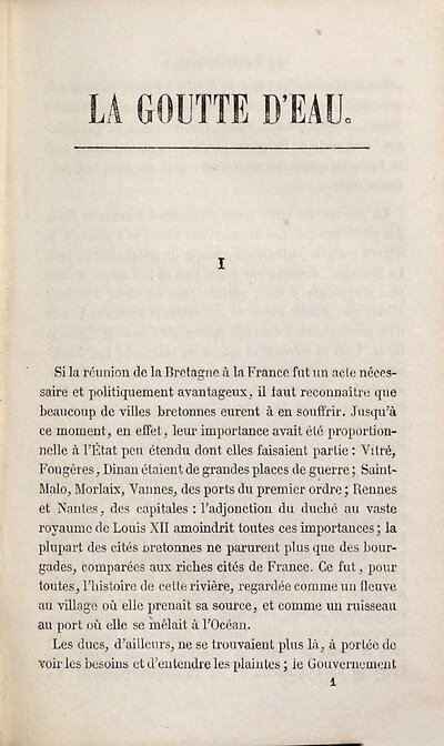 La goutte déau