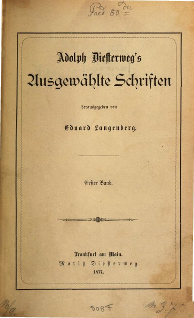 Ausgewählte Schriften herausgeben von Eduard Langenberg, 1