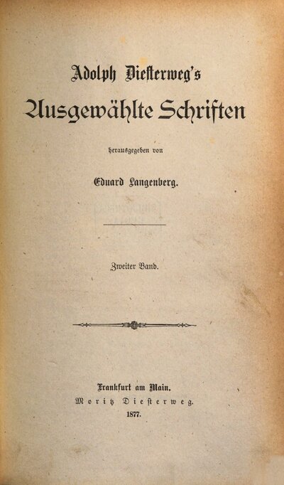 Ausgewählte Schriften herausgeben von Eduard Langenberg, 2