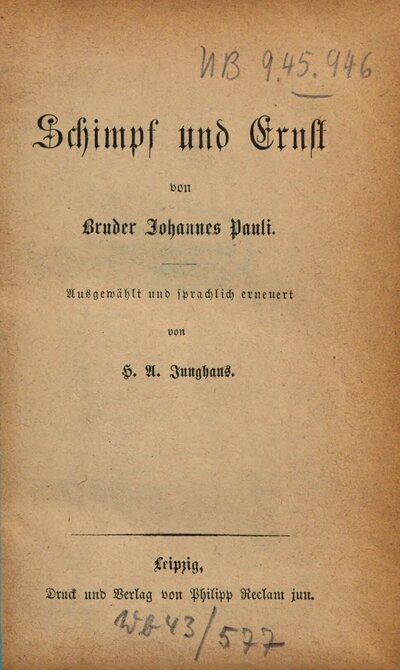 Schimpf und Ernst