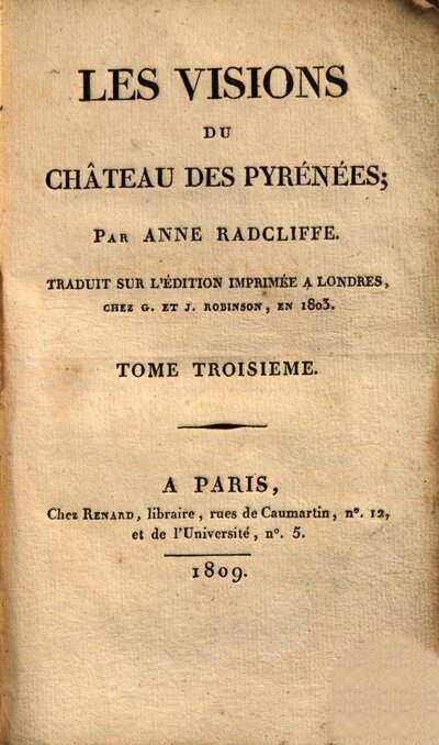 Les Visions Du Château Des Pyrénées, Tome Troisieme