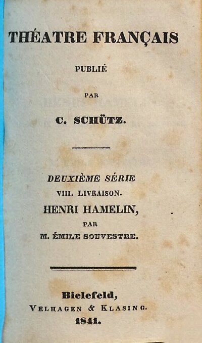 Henri Hamelin : [comédie en trois actes et en prose]