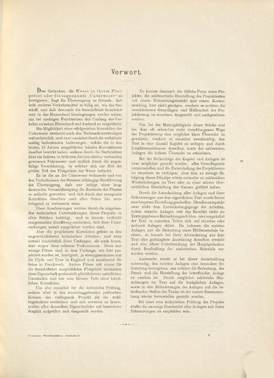 Die Korrektion der Unter-Weser : mit 7 Karten u. 24 Abbild. in besonderem Atlas, [Textband]