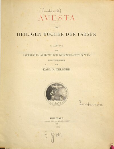 Avesta : die heiligen Bücher der Parsen, Prolegomena