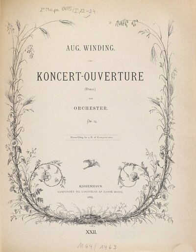 Koncert-Ouverture : (D-Mol) ; for Orchester ; op. 14