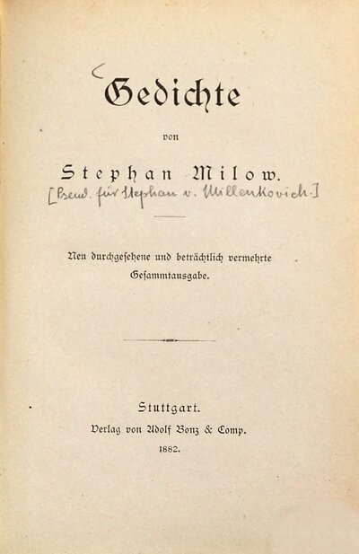 Gedichte von Stephan Milow