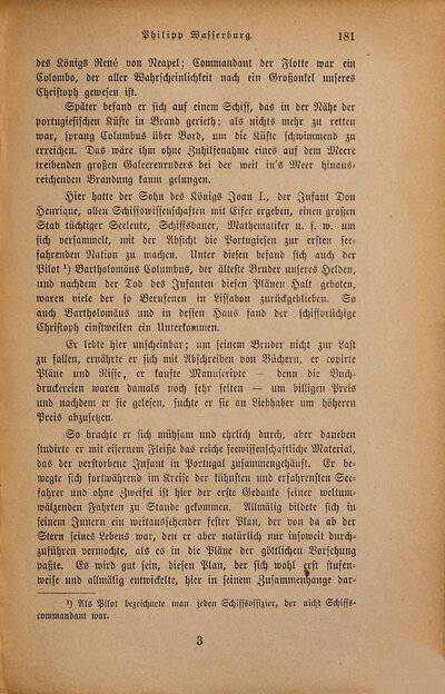 Zum vierten Centenarium der Entdeckung Amerikas