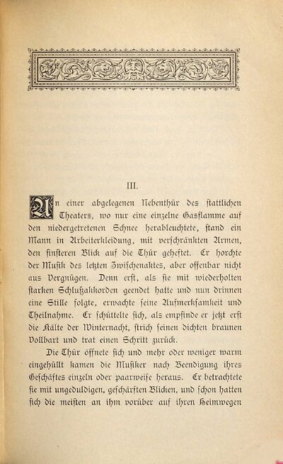 Die Schule des Lebens, 3. Das Glück : Novelle