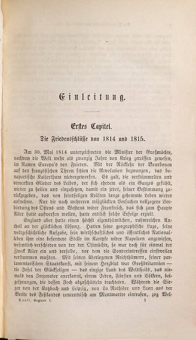 Geschichte Englands seit den Friedensschlüssen von 1814 und 1815, 1. Von der Schlacht bei Waterloo bis zum Tode Georg's IV.