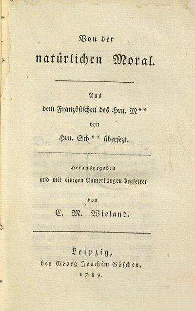 Von der natürlichen Moral