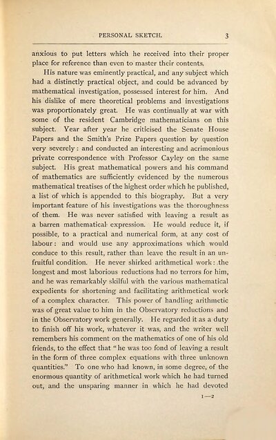 Autobiography of Sir George Biddell Airy, ... Hon. Fellow of Trin. Coll., Cambr., Astronomer Royal fr. 1836 to 1881