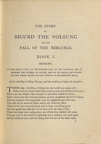 The poetical works of William Morris, VII. The story of Sigurd the Volsung and the fall of the Nibelungs