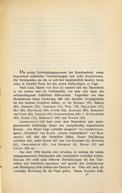 Zur Kenntnis des Parablastes und der Keimblätterdifferenzierung im Ei der Knochenfische