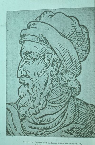 Fotografie, Reproduktion: Johannes Gutenberg