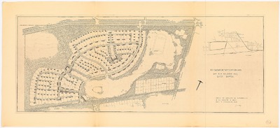 Siedlung auf dem Gelände des Gutes Düppel, Berlin-Zehlendorf: Grundriss 1:1000