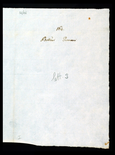 Lettere di Bottari, Giovanni Gaetano a Lodovico Antonio Muratori (1741 - 1744)