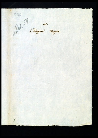 Lettere di Calogera, Angelo a Lodovico Antonio Muratori (1732 - 1745)