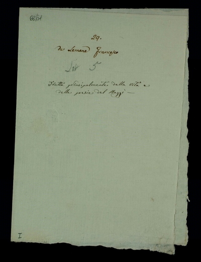 Lettere di Lemene, Francesco de a Lodovico Antonio Muratori (1698 - 1699)