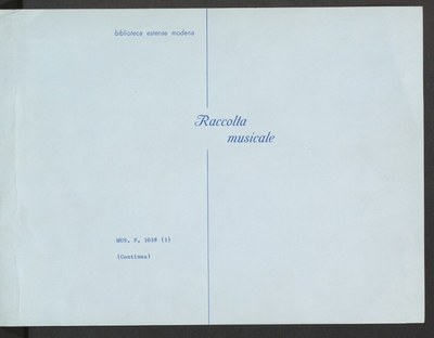 La Fiera di Venezia. Opera bernesca in musica in 3 atti