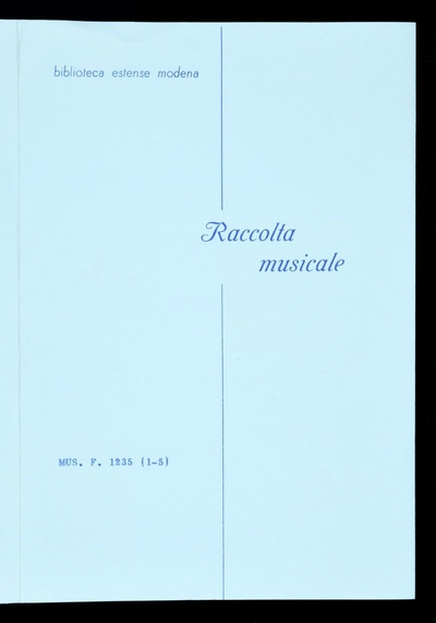 By Pietro Vinci Sicilian of the city of Nicosia, master of a hair in Santa Maria Maggior di Bergamo, the fourth book de madrigali with five voices unearthed