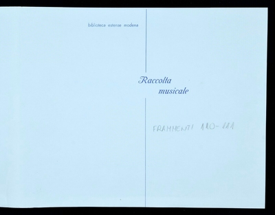 “Le deserteur” - the orchestral parts and a piece of score - of 1st act