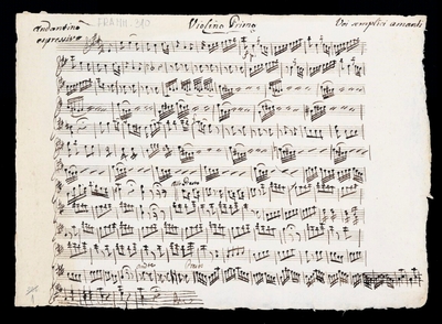 [“King Theodore in Venice”] - You simple lovers - first violin - andantine - expressive