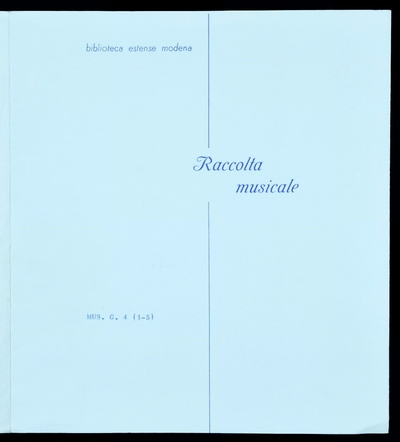 Canzoni alla napolitana a 5 voci di D. Lodovico Agostini ferrarese. Lib. 1. nuovamente composte et date in luce [22 madrigali]