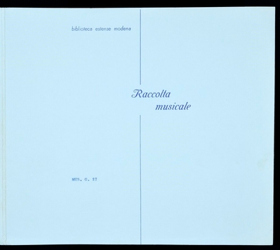 Toglietemi la vita. Vendetta d'amore. Cantata a voce sola di soprano e bc