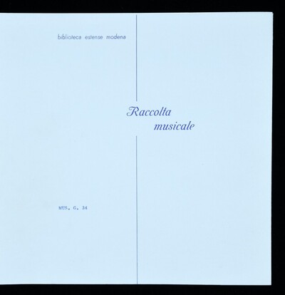 Singed by s. with b.c. Console his heart to suffer. Consulate my hearts. Poetry of Buti