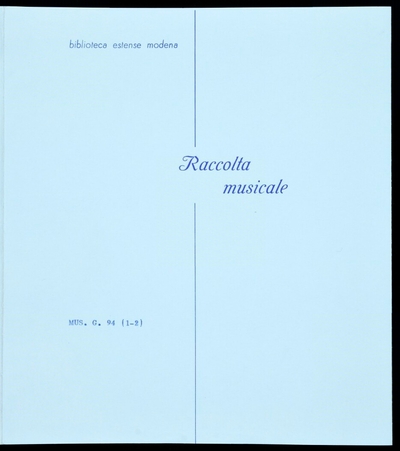 3rd. book of Madrigals, with 2 French songs, with 5 voices