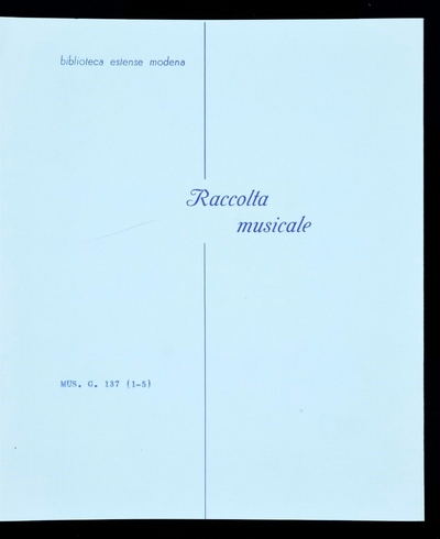 Di Filippo de Monte maestro di capella della sacra cesarea maestà de l'imperatore Rodolfo secondo, il terzodecimo libro delli madrigali a cinque voci novamente posto in luce