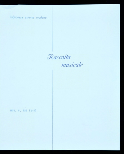 Di Giaches de Wert il primo libro de madrigali a cinque voci, novamente ristampati