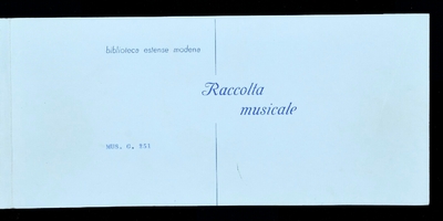 20 Arie a Sop.o a Contr.o o o Basso, with B.C. Singed in Sopr.o with B.C. Unsure, Gigli Pezzi 21