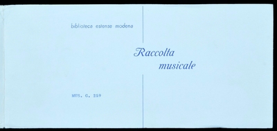 Cantate (3) a Sola voce di Soprano o di Basso e bc