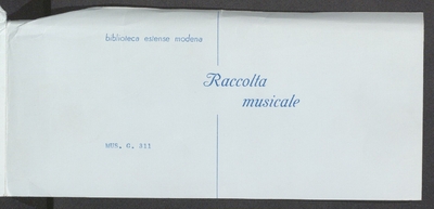 Ariette (58) a Sopr. o Contr. con bc, e due duetti a Soprano e Contr. e Tenore con bc