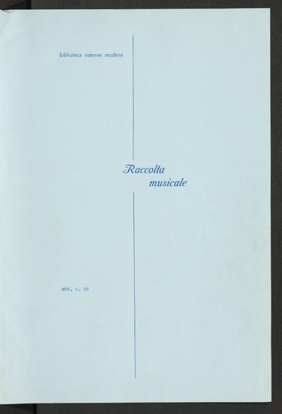 Enèe et Lavinie. Tragédie mise en musique par Mr. ColLasse, maistre de la musique de la Chapelle du roy