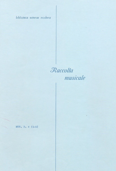 Quintetto (flauto trav., violini 1. e 2., viola e b.). Parti