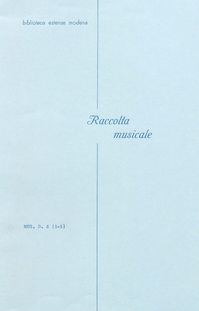 Quintetto (oboe, violini 1. e 2., viola e b.). Parti