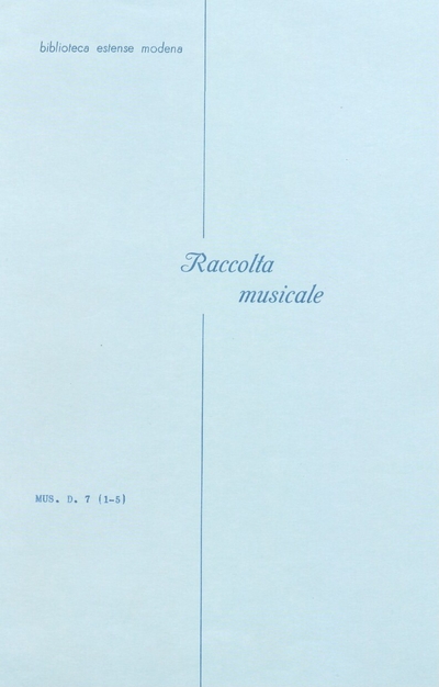 Quintetto (oboe, violini 1. e 2., viola e b.). Parti