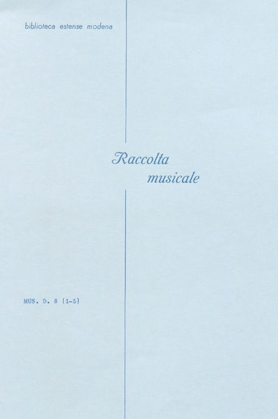 Quintetto (oboe, violini 1. e 2., viola e b.). Parti